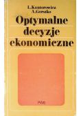 Optymalne decyzje ekonomiczne
