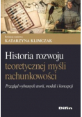 Historia rozwoju teoretycznej myśli rachunkowości