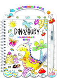 Kolorowanie wodą. Dinozaury