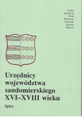 Urzędnicy województwa sandomierskiego  XVI-XVIII wieku