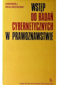 Wstęp do badań cybernetycznych w prawoznawstwie