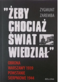 Żeby chociaż świat wiedział