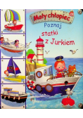 Mały chłopiec Poznaj statki z Jurkiem