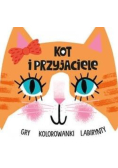 Kot i przyjaciele. Gry-kolorowanki-labirynty