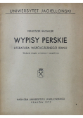Wypisy Perskie Literatura współczesnego Iranu