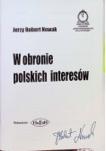 W obronie polskich interesów