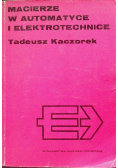 Macierze w automatyce i elektrotechnice