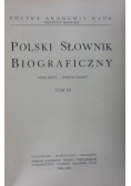 Polski Słownik Biograficzny Tom 9