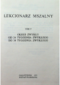 Lekcjonarz mszalny Tom 4