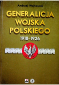 Generalicja Wojska Polskiego 1918-1926