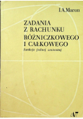 A - Zadania z rachunku różniczkowego i całkowego