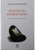 Znaczenia modernizmu