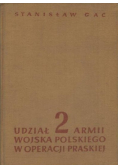 Udział 2 Armii Wojska Polskiego w operacji praskiej