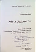 Nie zapomnieli...