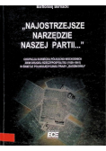 Najostrzejsze narzędzie naszej partii