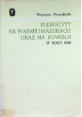 Plebiscyty na Warmii i Mazurach oraz na Powiślu w roku 1920