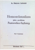 Homoseksualizm jako problem Pastoralno - sądowy