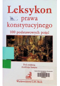Leksykon prawa konstytucyjnego