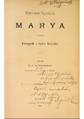 Niepokalana Bogarodzica Marya Tom I 1890 r.