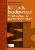 Metody badawcze w zarządzaniu humanistycznym