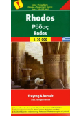 Rhodos plan miasta 1 do 50 000