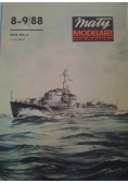 Mały modelarz Nr 8 i 9 / 88 Duży ścigacz okrętów podwodnych typu Kronsztad