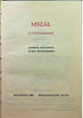 Mszał z czytaniami