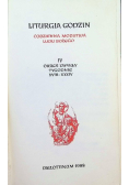 Liturgia godzin Tom IV okres zwykły tygodnie XVIII XXXIV