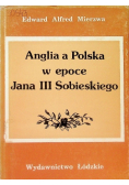 Anglia a  Polska w epoce Jana III Sobieskiego