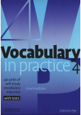 Vocabulary in Practice 4 Intermediate