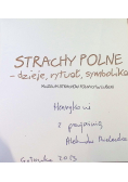 Strachy polne dzieje rytuał symbolika