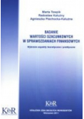Badanie wartości szacunkowych w sprawozdaniach finansowych