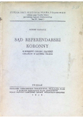 Sąd referendarski koronny 1948r