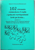 102 równania różniczkowe 1 rzędu z pełnymi rozwiązaniami krok po kroku