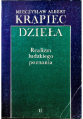 Krąpiec Dzieła Tom II Realizm ludzkiego poznania