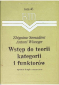 Wstęp do teorii kategorii i funktorów