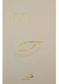 Biblia z rybką biała