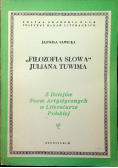Filozofia słowa Juliana Tuwima