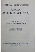 Dzieła wszystkie Adama Mickiewicza Tom XII ok 1911 r.