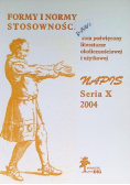 Formy i normy stosowności