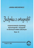 Jedynka z ortografii