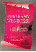 Goethe Johann Wolfgang - Epigramy weneckie