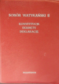 Sobór watykański II Konstytucje dekrety deklaracje