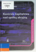 Kontrola kapitałowa nad spółką akcyjną