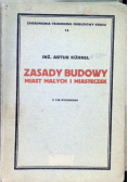 Zasady budowy miast małych i miasteczek, 1918r