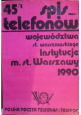 Spis telefonów województwa skierniewickiego 1989