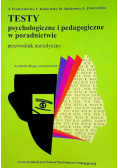 Testy psychologiczne i pedagogiczne w poradnictwie