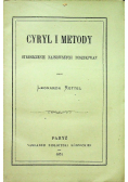 Cyryl i metody streszczenie najnowszych poszukiwań 1871 r.