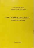 Verba Polona abscondita sonda słownikowa Tom 3