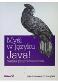 Myśl w języku Java Nauka programowania